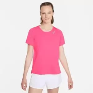 Nike Short Sleeve Race Top Ladies - Pink