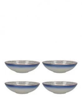 Creative Tops Mikasa Drift OmbrE Ceramic Pasta Bowls ; Set Of 4
