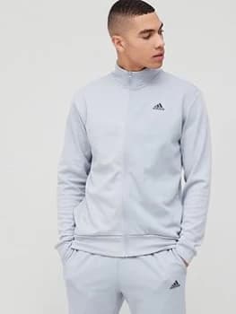 adidas Future Icon 3 Bar Tracksuit - Grey, Size L, Men