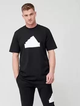 adidas Sportswear Future Icons Badge Of Sport T-Shirt, Black/White Size M Men