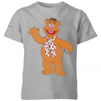 Disney Muppets Fozzie Bear Classic Kids T-Shirt - Grey - 11-12 Years
