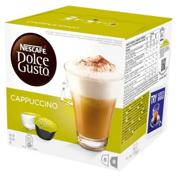 Nescafe Dolce Gusto Cappuccino Coffee 8 Pods