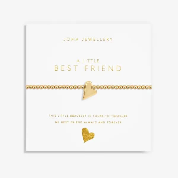 Joma Jewellery A Little Best Friend Gold Plated 17.5cm Stretch Bracele