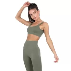 Hoxton Haus Womens/Ladies Bralette (L-XL) (Khaki)