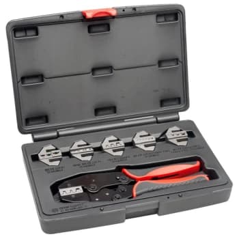 Anvil AV-CRMPKIT Professional Quick Interchangeable Ratchet Crimp ...