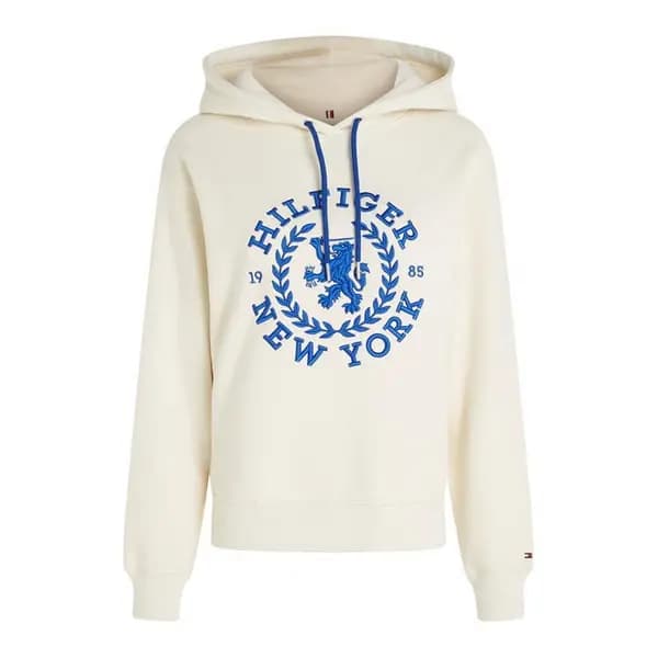 Tommy Hilfiger Reg Crest Hoodie - Cream 8