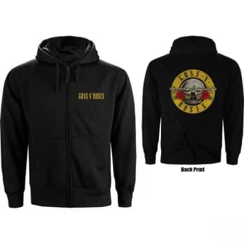 Guns N' Roses - Classic Logo Ladies Large Hoodie - Black