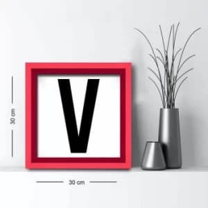 3030AHS-095k Multicolor Decorative Framed MDF Painting