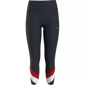 Tommy Sport Hw Color Block Legging - Blue