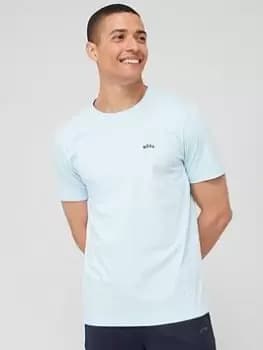 BOSS Curved Regular Fit T-Shirt - Light Blue Size L, Men