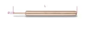 Beta Tools Spark-Proof Pin Punch Ø 3mm Length 110mm (Cu-Be) 000310853