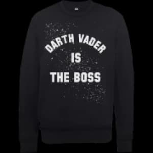 Star Wars Darth Vader Is The Boss Sweatshirt - Black