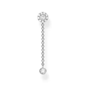 THOMAS SABO Silver Single Ear Stud with Zirconia Earring Pendant