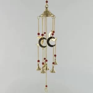 Moon Brass Windchime 40cm