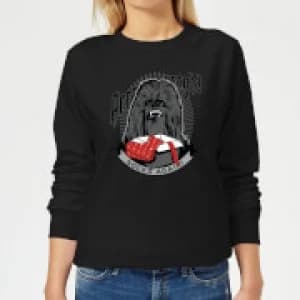 Star Wars Chewbacca Arrrrgh Socks Again Womens Christmas Sweatshirt - Black