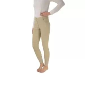 HY Equestrian Equestrian Thermal Softshell Ladies Breeches - Beige