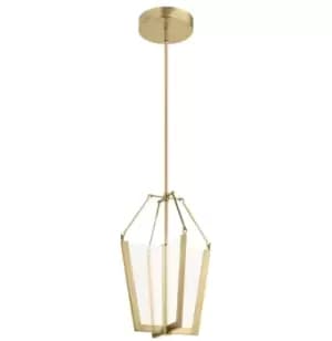 Kichler Calters Integrated LED Pendant Ceiling Light Champagne Gold, 3000K