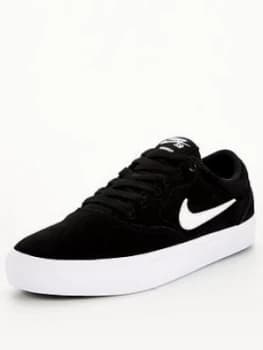 Nike SB Charge Suede - Black/White, Size 7, Women