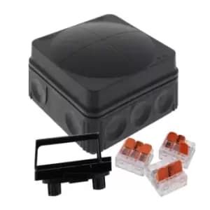 Wiska COMBI Weatherproof Junction Box Black - 10111273