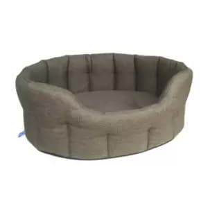 P&L Oval Basket Dog Bed Medium Green