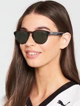 Puma Oval Sunglasses - Grey, Women