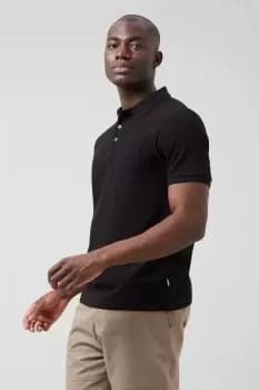 Mens Waffle Pocket Polo Shirt