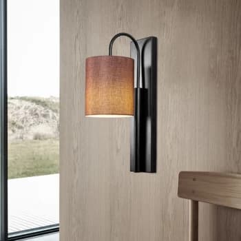 Baston - 3462 Black Brown Wall Lamp