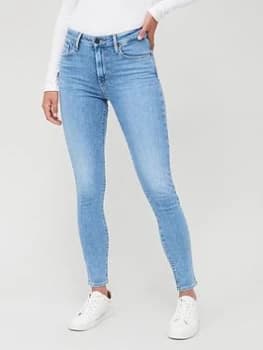 Levis Mile High Super Skinny Jean - Blue Size 26, Inside Leg 32, Women