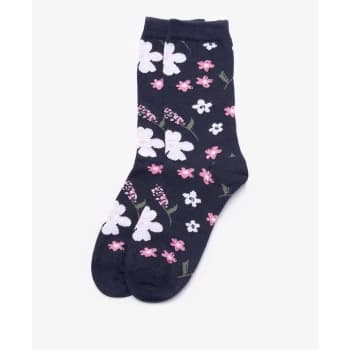 Barbour Ditsy Floral Socks - Blue