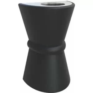 Loops - Outdoor IP44 Twin Wall Light Sconce Up & Down Light Black LED E27 60W