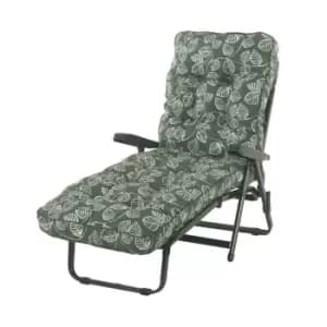 Glendale Deluxe Aspen Leaf Sunbed - Green