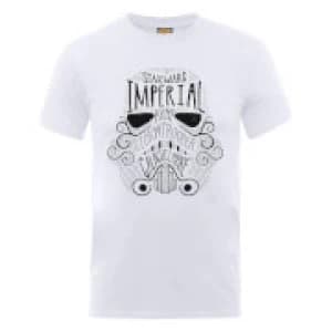 Star Wars Imperial Army Storm Trooper Galactic Empire T-Shirt - White - L