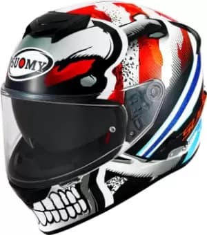 Suomy Stellar Villain Helmet, black-white-red Size M black-white-red, Size M