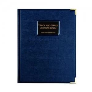 Identibadge Track And Trace Visitor Book With Binder GDPR Comp IBVB-TT