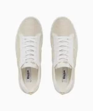 Dune Natural Canvas 'Elsie S' Casual Trainers - 3