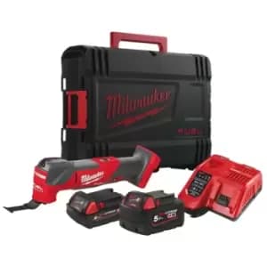 Milwaukee Milwaukee M18FMT-522X FUEL Multi-Tool (1 x 2.0Ah & 1 x 5.0Ah Batteries) 4933478493