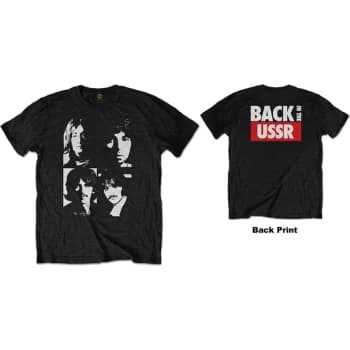 The Beatles - Back in the USSR Unisex XXX-Large T-Shirt - Black