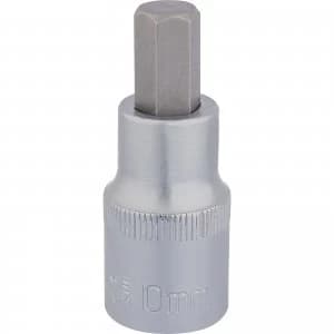 Draper Expert 1/2" Drive Hexagon Socket Bit Metric 1/2" 10mm