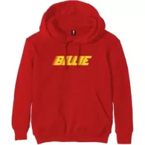 Billie Eilish - Racer Logo Unisex XX-Large Pullover Hoodie - Red