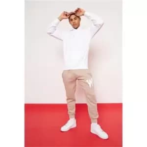 I Saw It First Taupe Worldwide International Joggers - Brown