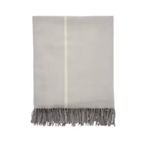 Bedeck of Belfast Asha Woven Throw, Grey