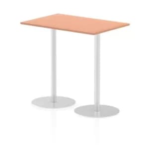 Italia Poseur Table Rectangle 1200/800 Top 1145 High Beech