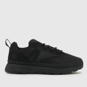 Timberland Black Euro Trekker Low Youth Trainers