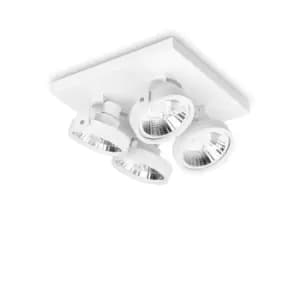 KONIG 4 Light Ceiling Spotlight Clusters White