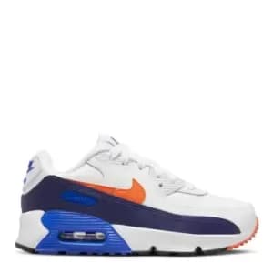 Nike Air Max 90 Little Kids Shoes - White