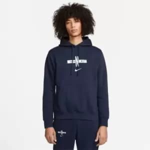 Nike Mens Pullover Fleece Hoodie - Black