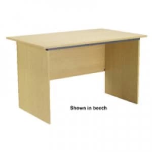 Jemini Intro 1200mm Panel End Desk Warm Maple KF73973