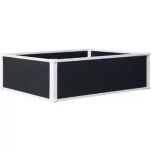 30x100cm Outdoor Garden Planter Bed Container Plant Flower Vegetable - Outsunny