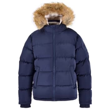 SoulCal 2 Zip Bubble Jacket Mens - Navy