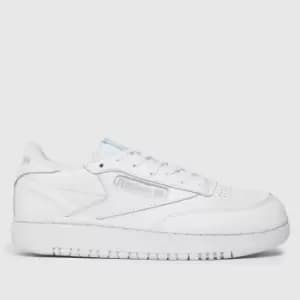 Reebok White Club C Double Trainers